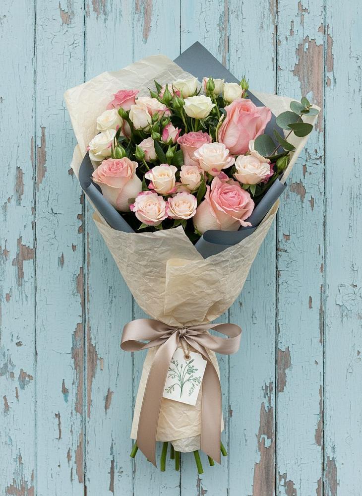 Букет цветов из: Розы в Бурлацком