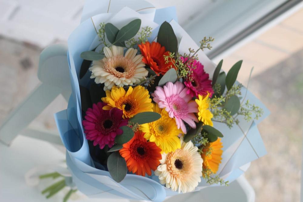 Букет цветов из: Герберы в Бурлацком