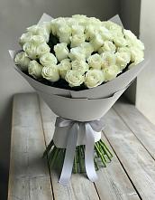 Букет 35 Белых роз в Бурлацком