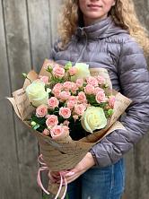 Букет цветов из:  Розы в Бурлацком