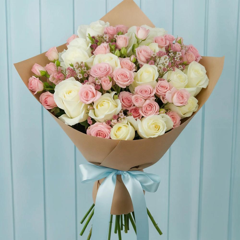 Букет цветов из: Розы в Бурлацком