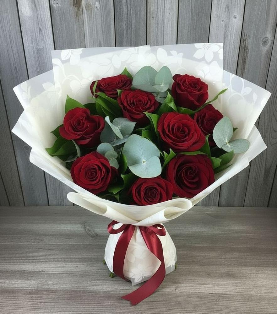 Букет цветов из: Розы в Бурлацком