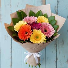 Букет цветов из:  Герберы #REPLACE_PRED# Бурлацком