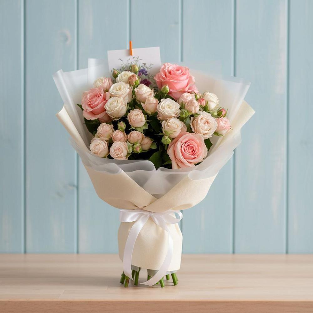 Букет цветов из: Розы в Бурлацком