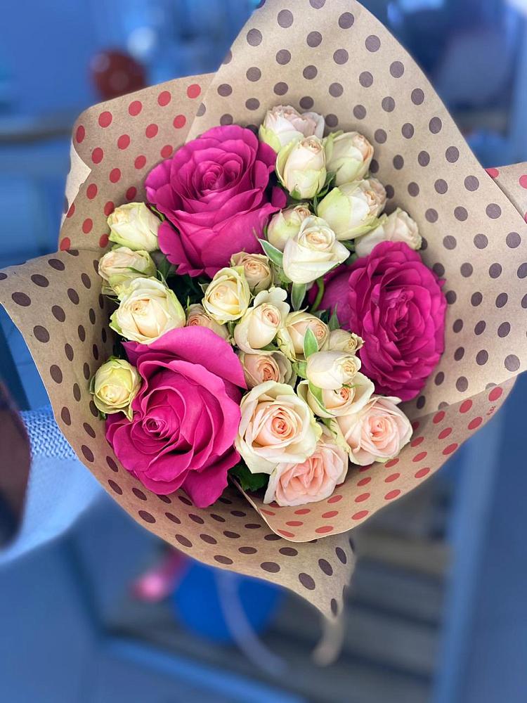 Букет цветов из: Розы в Бурлацком