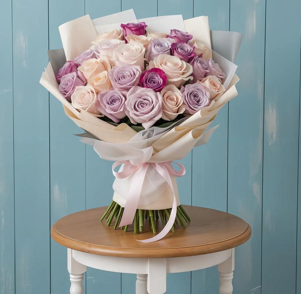 Букет цветов из: Розы в Бурлацком