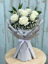 Букет цветов из:  Розы в Бурлацком