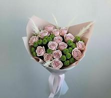 Букет цветов из:  Розы и Хризантемы #REPLACE_PRED# Бурлацком