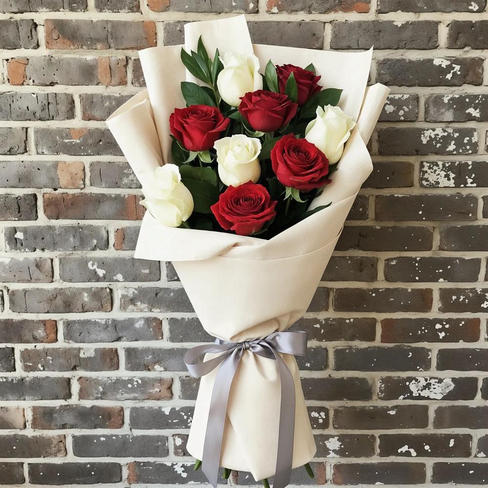 Букет цветов из: Розы в Бурлацком