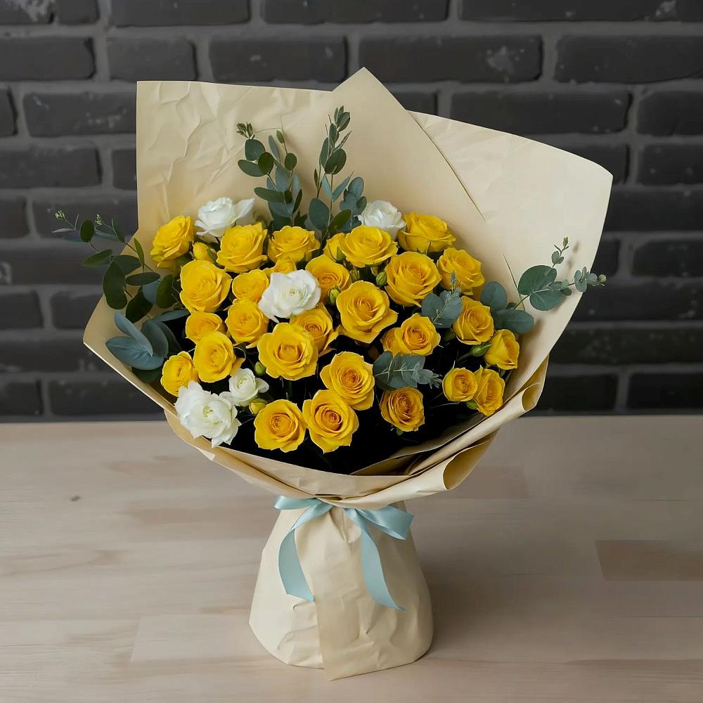 Букет цветов из: Розы в Бурлацком