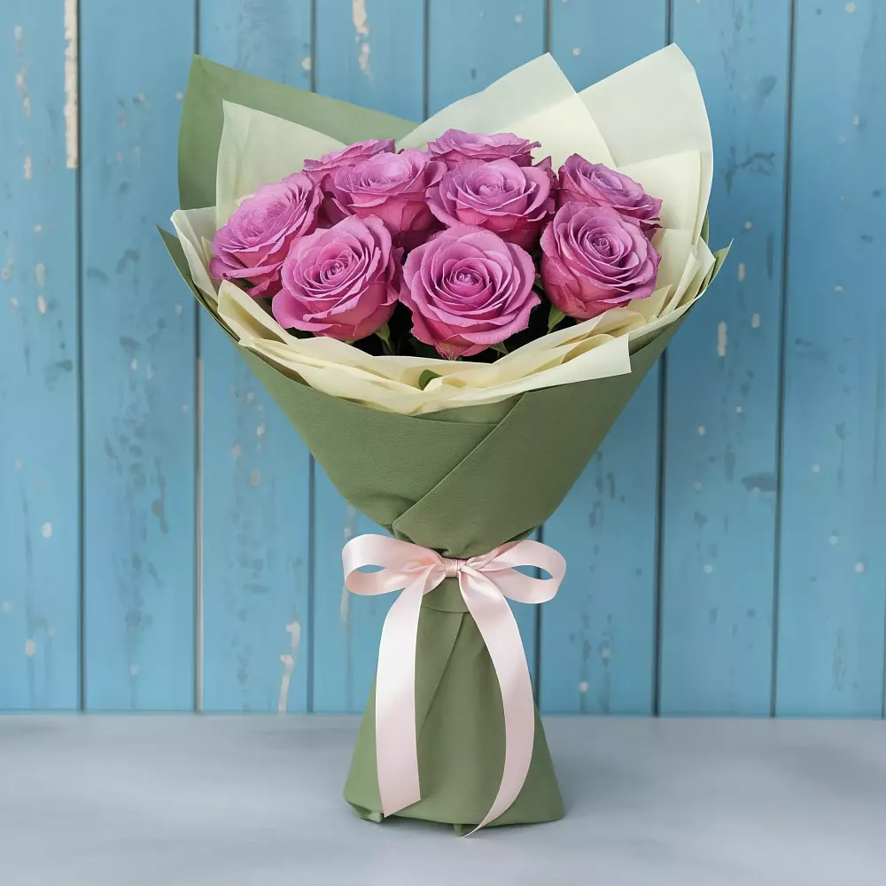 Букет Розы Фёрст Леди в Бурлацком