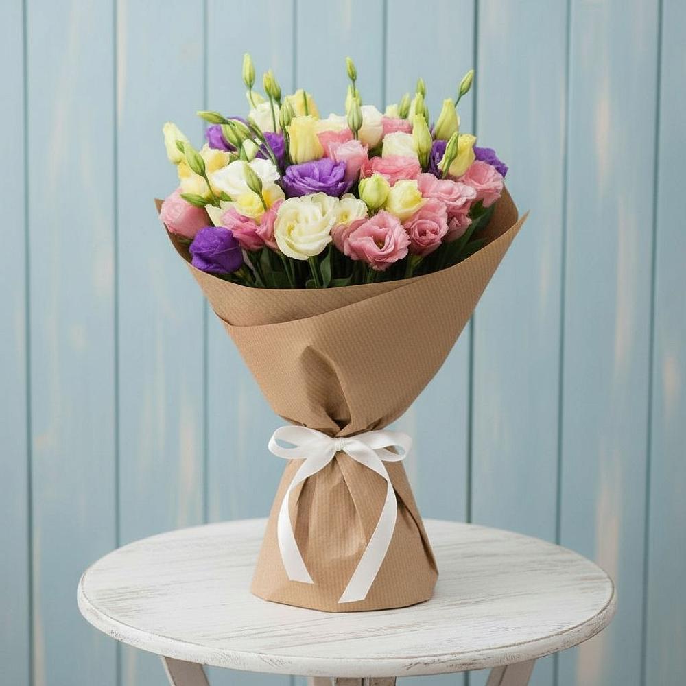 Букет цветов из: Лизиантусы в Бурлацком