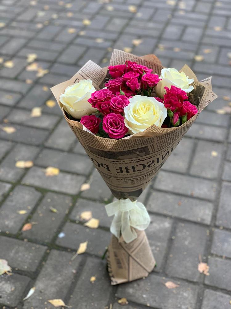 Букет цветов из: Розы в Бурлацком