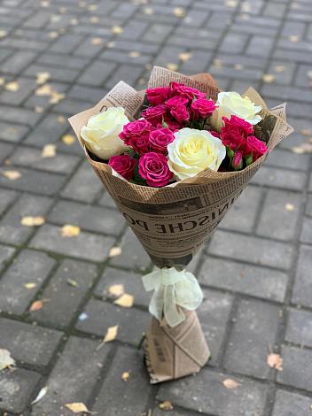 Букет цветов из: Розы в Бурлацком