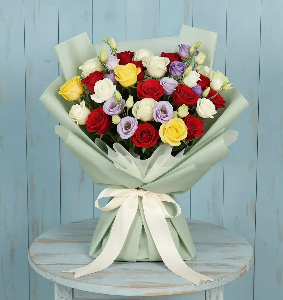 Букет цветов из: Розы в Бурлацком