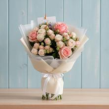 Букет цветов из:  Розы в Бурлацком