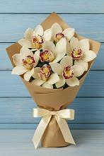 Букет цветов из:  Орхидеи и Розы в Бурлацком