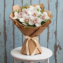 Букет цветов из:  Орхидеи и Розы в Бурлацком