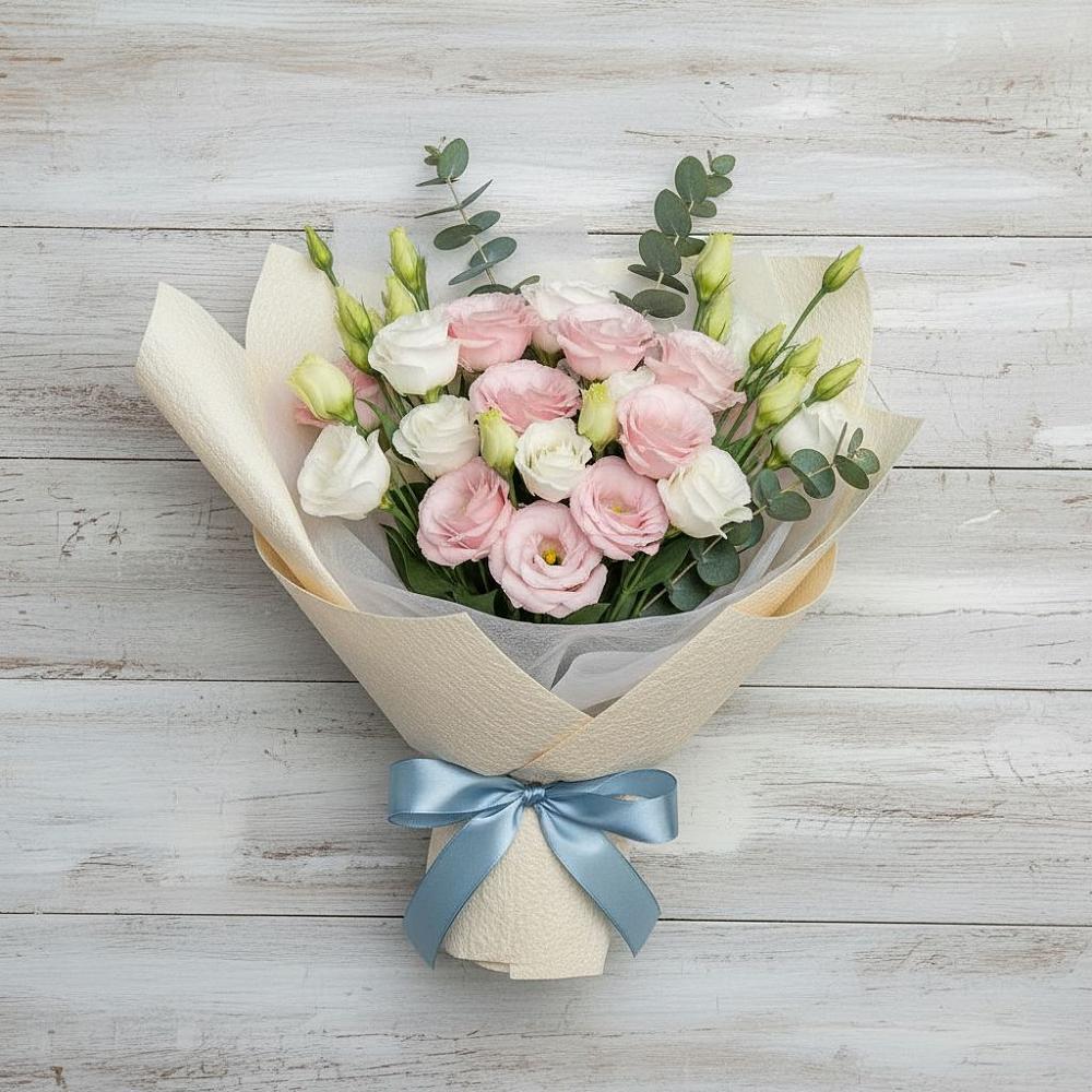 Букет цветов из: Лизиантусы в Бурлацком